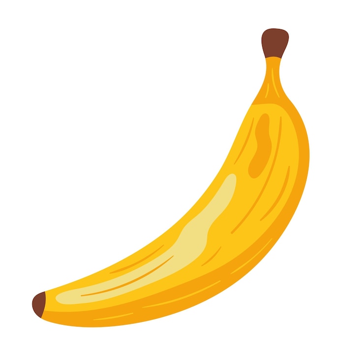Free Vector fresh banana fruit healthy