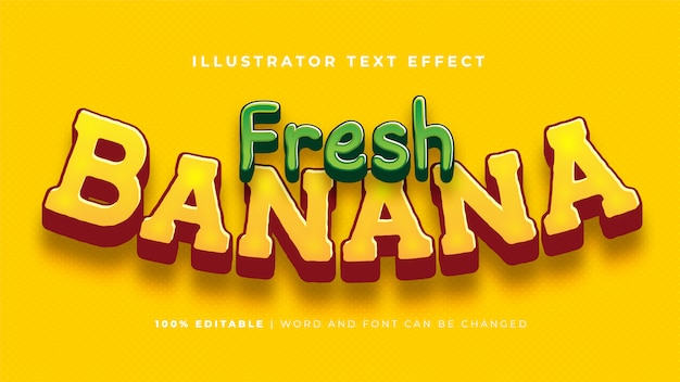 Fresh Banana Text Effect