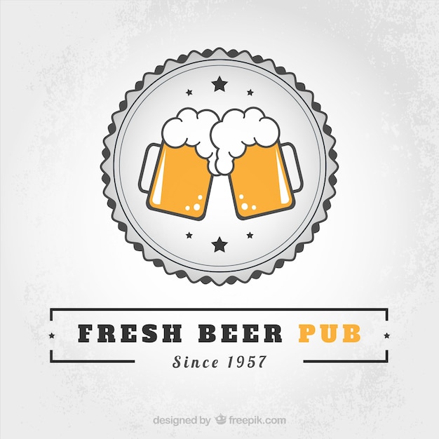 Download Free Download Free Beer Logo Vector Freepik Use our free logo maker to create a logo and build your brand. Put your logo on business cards, promotional products, or your website for brand visibility.