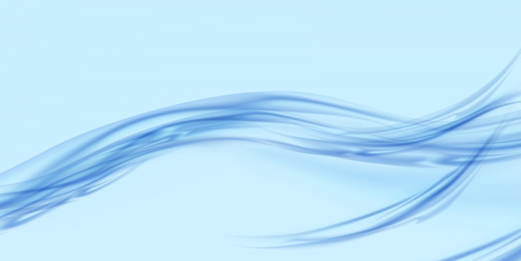 Free Vector fresh clean water wave with bubbles and drops