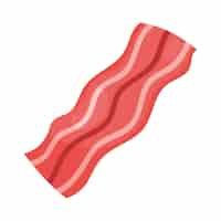 Free vector fresh delicious bacon