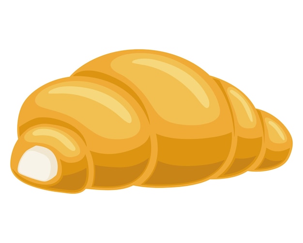 Free vector fresh french croissant