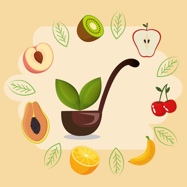 fresh fruits healthy food