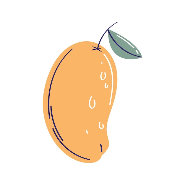 Free vector fresh mango fruit healthy