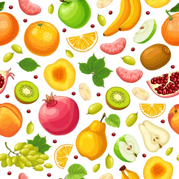Fresh Natural Food Seamless Pattern