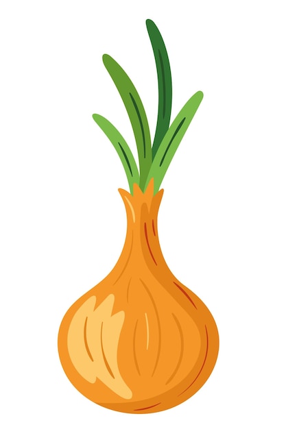 Free vector fresh vegetables onion