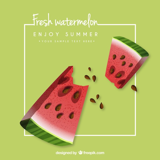 Fresh watermelon