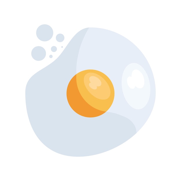 Free vector fried egg illustration