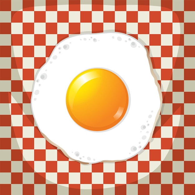 Free vector fried eggs in the pan