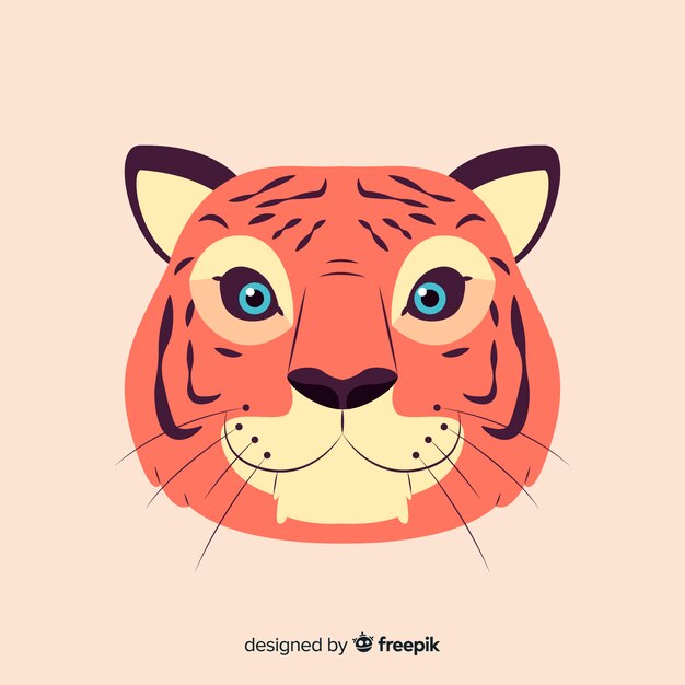friendly tiger background