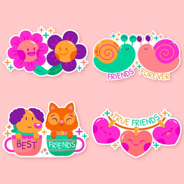 Friends stickers collection