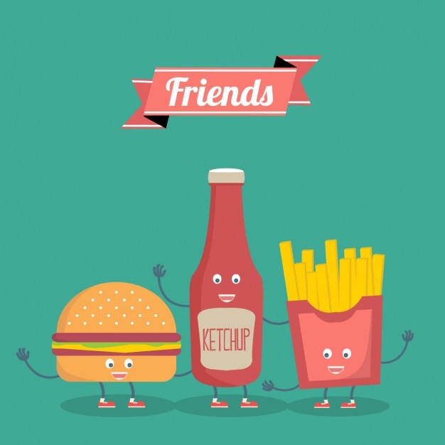 Бесплатное векторное изображение Дизайн фона дружба