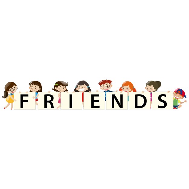 Friendship background design