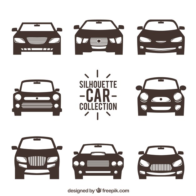 front view of car silhouettes_23 2147610607
