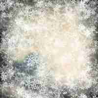 Free vector frost background with snowflakes