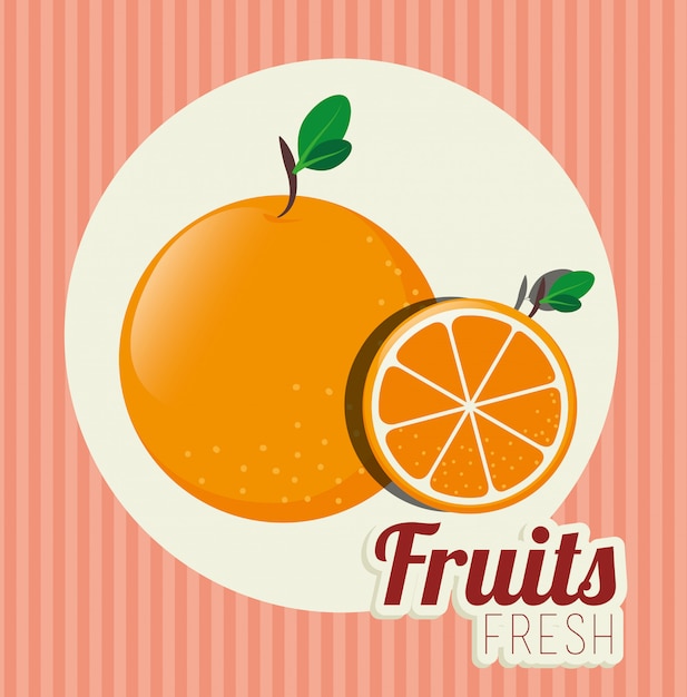 Free vector fruit healthy food illustration