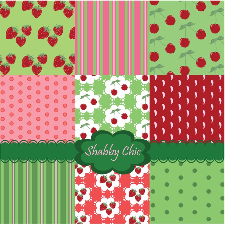 Free Vector fruit patterns collection
