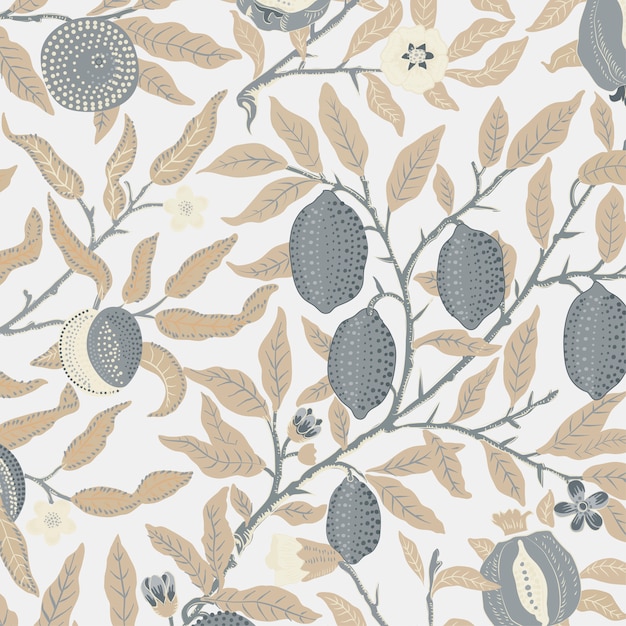 Free vector fruit or pomegranate pattern