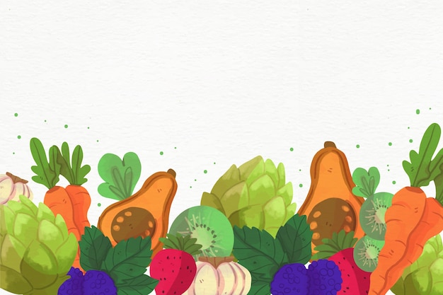 Ассорти из фруктов и овощей