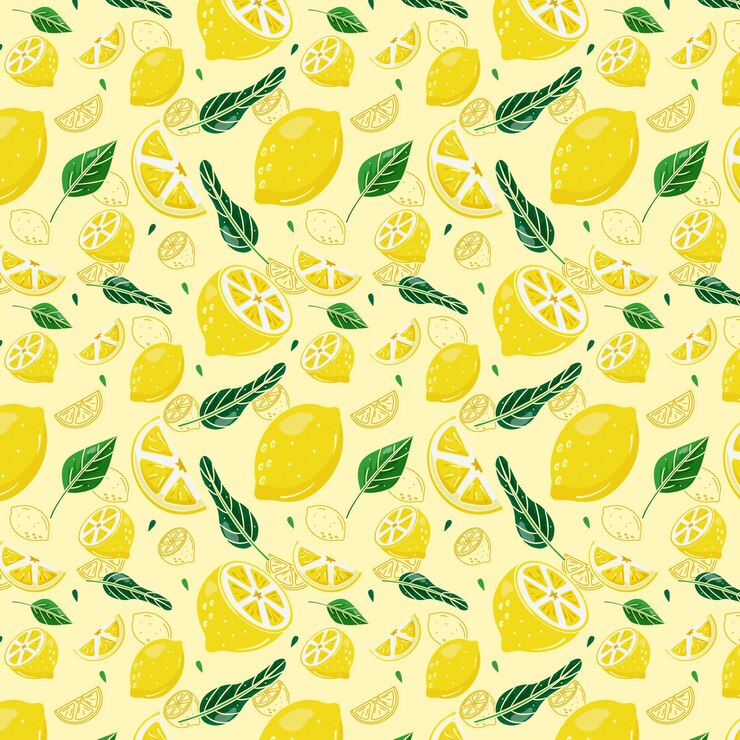 Free Vector fruits pattern concept