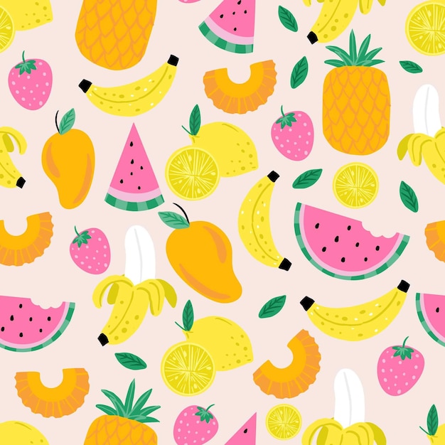 Fruits pattern theme