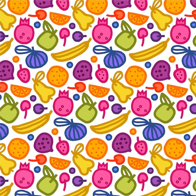 Fruits pattern with bananas