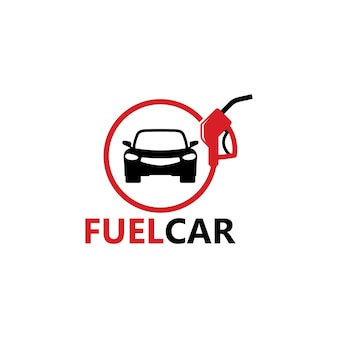 Дизайн шаблона логотипа топливного автомобиля Premium векторы