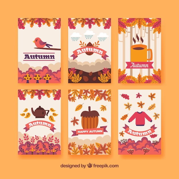 Fun collection of autumn cards