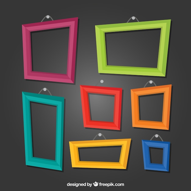 Free vector fun frames