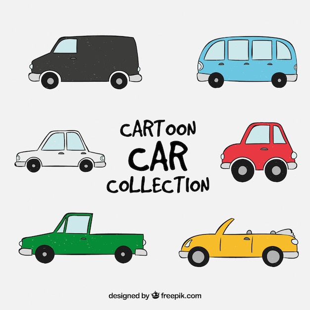 Fun pack of colorful cars