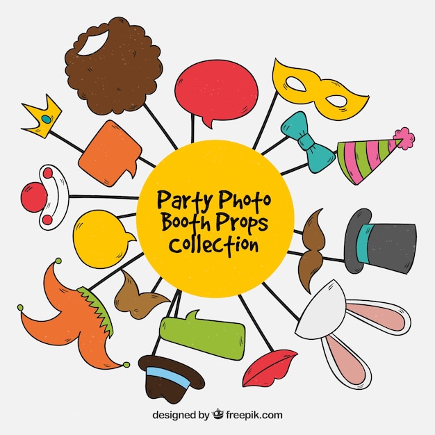 Free vector fun party complements collection