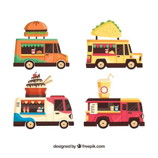 Fun variety of modern food trucks