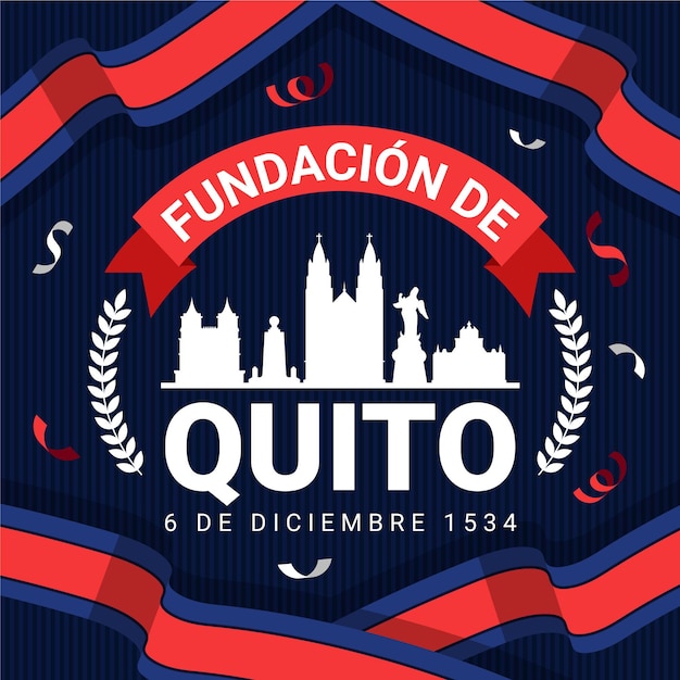 Fundacion de quito e flag