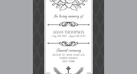 Funeral Invitation