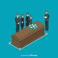 Free vector funeral ceremony background