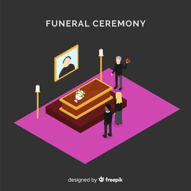 Funeral ceremony background