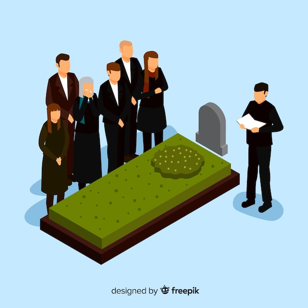 Free vector funeral parlour