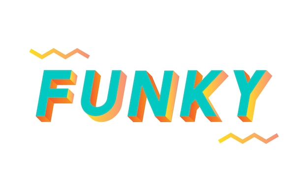 Free vector funky