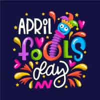 Free vector funny april fool's day and childish toys