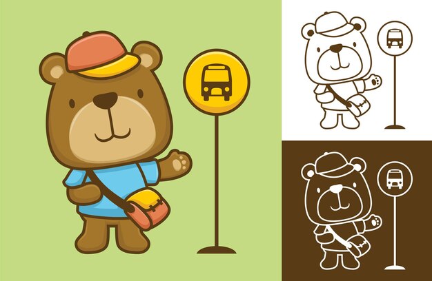 学校に戻っイラストに 無料のベクター
