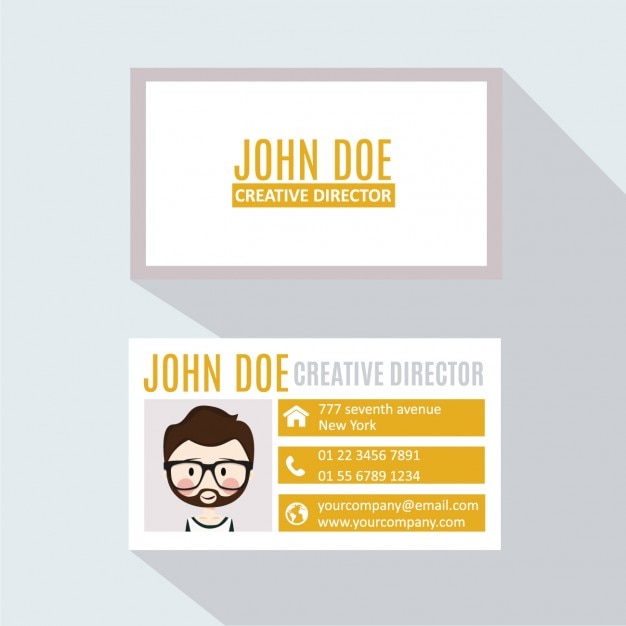 Free vector funny business card