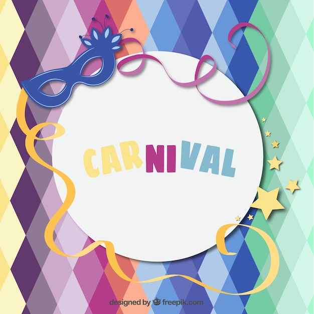 Free vector funny carnival background