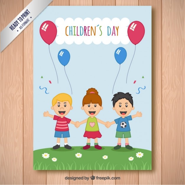 Funny children's day card
