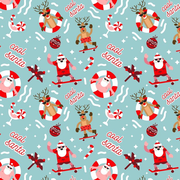 Funny christmas pattern