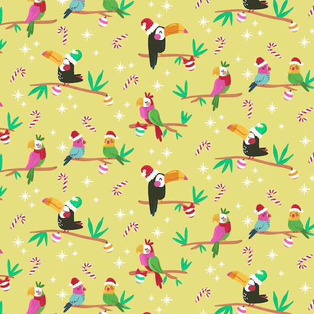 Funny christmas pattern