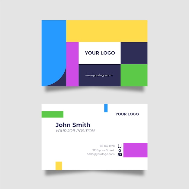 Funny design for company business card template