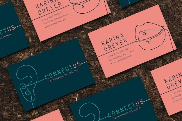 Funny designer business card template