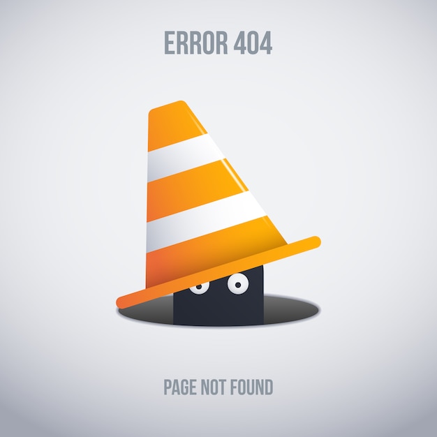 Vettore gratuito disastro divertente 404 disegno di priorità bassa