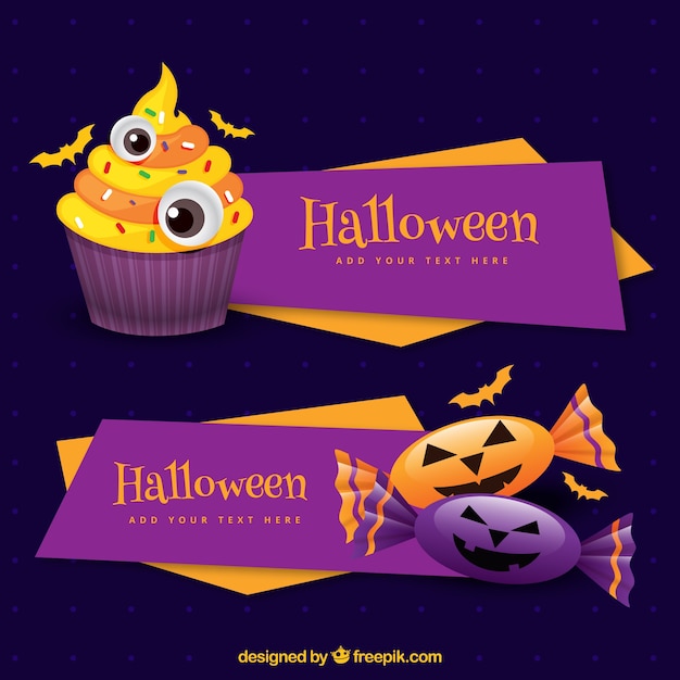 Banner divertente di halloween