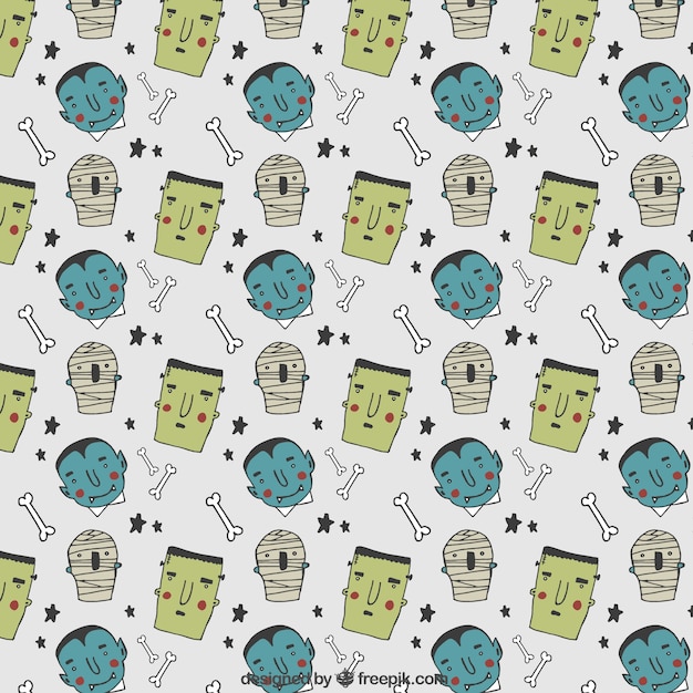 재미있는 할로윈 캐릭터 패턴